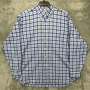 Ralph Lauren Men's Shirt 2XB Multicolor Plaid Cotton Long Sleeve Button Up